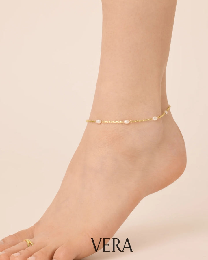 Vera Pearl Anklet