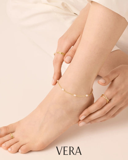 Vera Pearl Anklet