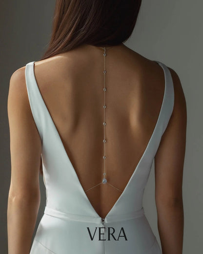 Vera Celestial Back Necklace