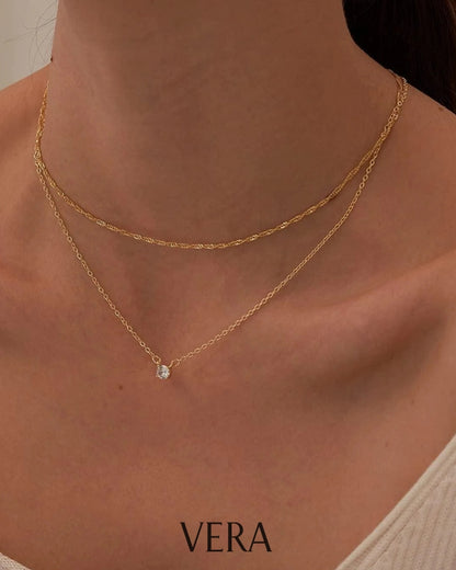 Vera Classic Layered Necklace set